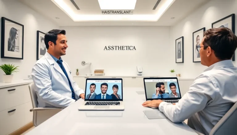 hair transplants in Turkey through Asthetica